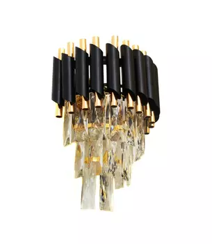 Настенное бра Lumina Deco Funneli LDW 6003-2 BK+F.GD