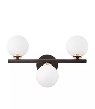 Настенное бра Lumina Deco Marsiada LDW 6033-3 BK+F.GD