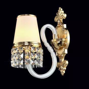 Настенное бра Максисвет 3-3894-1-WT+GL E14