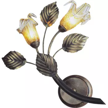 Настенное бра N-Light BX-01 BX-0178/2 gold with clear red