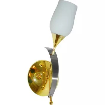 Настенное бра N-Light BX-0808 BX-0808/1A french gold + satin chrome