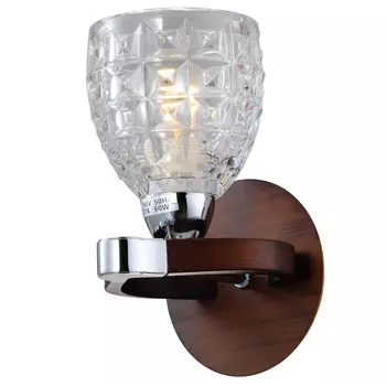 Настенное бра N-Light N-Light 415 415-01-11 chrome + walnut