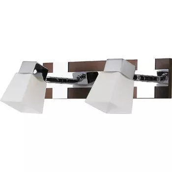 Настенное бра N-Light N-Light 6200 6200/2G9 chrome + brown wood