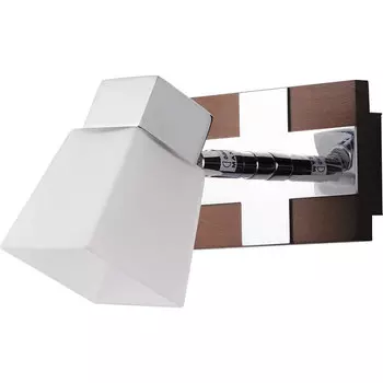 Настенное бра N-Light N-Light 6200 6200/1G9 chrome + brown wood