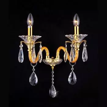 Настенное бра Natali Kovaltseva Tivoli Tivoli 10653/2W GOLD, CLEAR