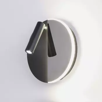 Настенный светильник Elektrostandard Drom Drom LED чёрный/чёрный жемчу