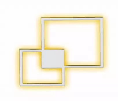 Настенный светильник Elvan 46220 GW-46220/2SQ-20W-WW-Wh