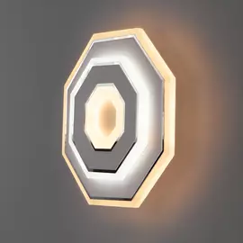 Настенный светильник Eurosvet Contorni 90184/1 белый/хром