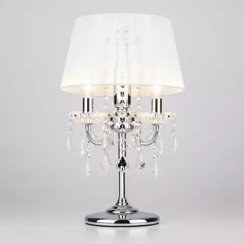 Настольная лампа Eurosvet Allata 2045/3T хром/белый настольная лампа