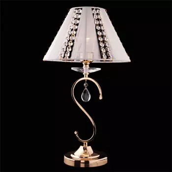 Настольная лампа Eurosvet 3419 3419/1T золото/белый Strotski