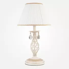 Настольная лампа Eurosvet Amelia 10054/1 белый с золотом/прозрачный хр