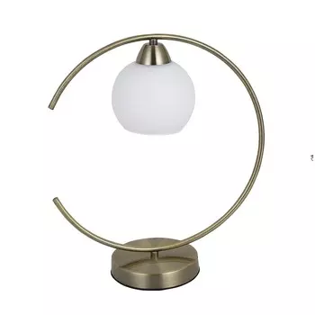 Настольная лампа ЭкономСвет 15015 15015/1T BRS WT