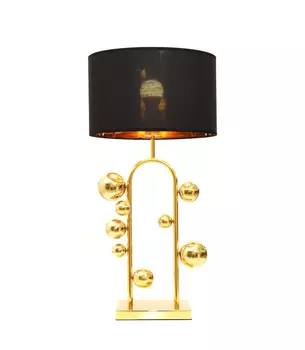 Настольная лампа Lumina Deco Fabi LDT 5528 GD+BK