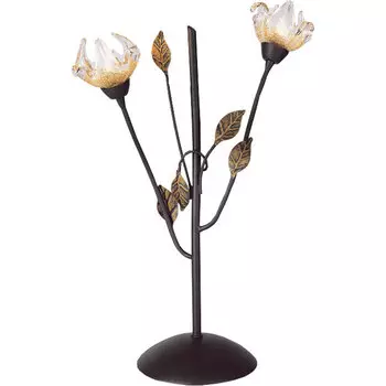 Настольная лампа N-Light N-Light TX-0105 TX-0105/2 brown with satin gold