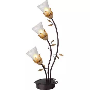 Настольная лампа N-Light N-Light 0304 TX-0102/3A (glass PX-0304) gray with red