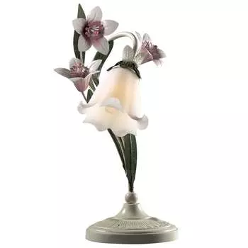 Настольная лампа с цветочками Vergina 1511/1T Odeon Light