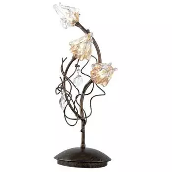 Настольная лампа с цветочками Vikia 1348/3T Odeon Light