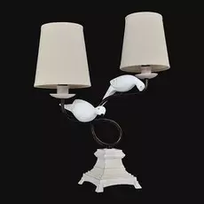 Настольная лампа с птичками 4901 5-4901-2-BR+BG E14 Максисвет