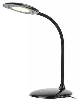 Офисная настольная лампа ЭРА NLED-457-6W-BK