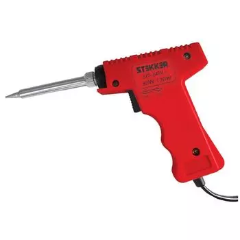 Паяльник импульсный двухрежимный с керам. нагревателем 30/130Вт Stekke