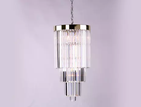 Подвесная хрустальная люстра 10110 Newport 10119/C gold