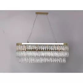 Подвесная хрустальная люстра 10120 Newport 10128+6/S gold