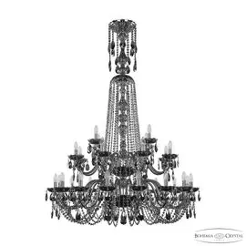 Подвесная хрустальная люстра 1402 Bohemia 1402/16+8+4/400/XL-160/2d Ni