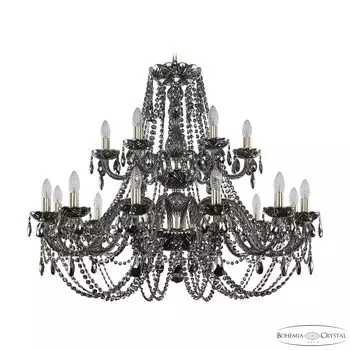 Подвесная хрустальная люстра 1406 Bohemia 1406/12+6/360/2d G M781