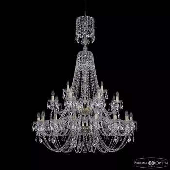 Подвесная хрустальная люстра 1406 Bohemia 1406/16+8+4/400/XL-162/2d G