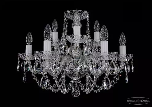 Подвесная хрустальная люстра 1406 Bohemia 1406/6+3/195 Ni