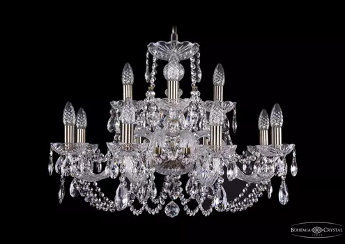 Подвесная хрустальная люстра 1406 Bohemia 1406/8+4/240 Pa