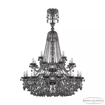 Подвесная хрустальная люстра 1409 Bohemia 1409/16+8+4/400/XL-164/2d Ni