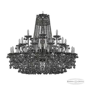 Подвесная хрустальная люстра 1409 Bohemia 1409/20+10+5/400 Ni M781