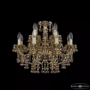 Подвесная хрустальная люстра 1409 Bohemia 1409/8+4/195 G M777