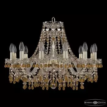 Подвесная хрустальная люстра 1410 Bohemia 1410/12/240 G V1003 R721