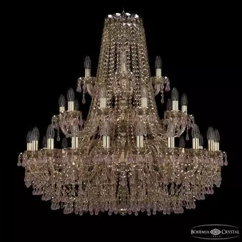 Подвесная хрустальная люстра 1410 Bohemia 1410/20+10+5/360/3d G V7010