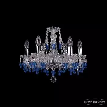Подвесная хрустальная люстра 1410 Bohemia 1410/6/160 Ni V3001