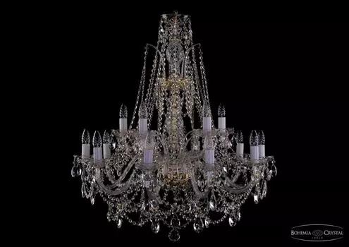 Подвесная хрустальная люстра 1411 Bohemia 1411/10+5/300 G