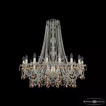 Подвесная хрустальная люстра 1411 Bohemia 1411/16/300/h-90 G K777
