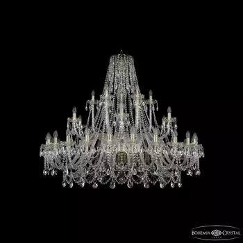 Подвесная хрустальная люстра 1411 Bohemia 1411/24+6+6/530 G
