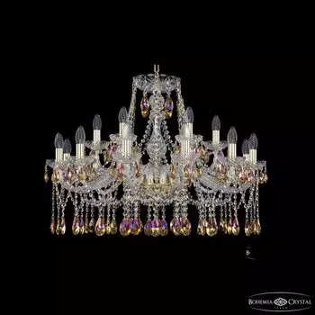 Подвесная хрустальная люстра 1413 Bohemia 1413/12+6/300 G R777