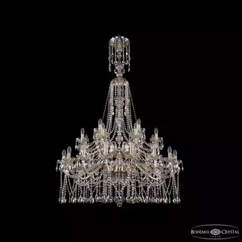 Подвесная хрустальная люстра 1413 Bohemia 1413/16+8+4/400/XL-164/2d G