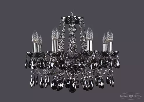 Подвесная хрустальная люстра 1413 Bohemia 1413/8/165 Ni M781