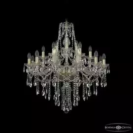 Подвесная хрустальная люстра 1415 Bohemia 1415/12+6+3/300 G