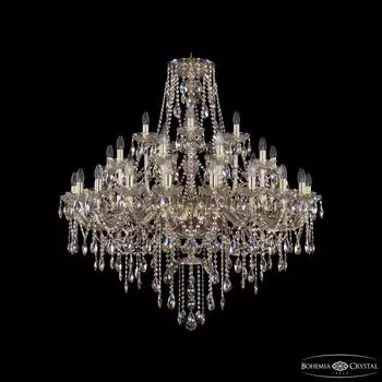 Подвесная хрустальная люстра 1415 Bohemia 1415/20+10+5/400 G M801