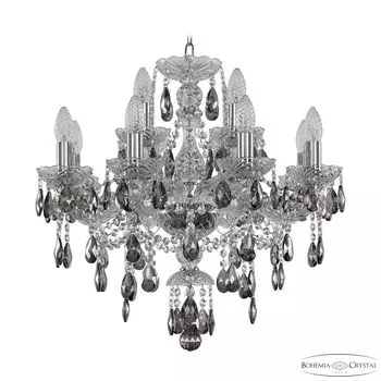 Подвесная хрустальная люстра 1415 Bohemia 1415/8+4/200 Ni K731