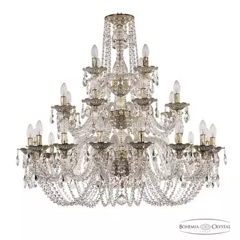 Подвесная хрустальная люстра 1602 Bohemia 16102/16+8+4/360/3d GW