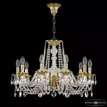 Подвесная хрустальная люстра 1602 Bohemia 16202/10/240 G