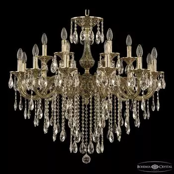 Подвесная хрустальная люстра 7101 Bohemia 71101/12+6/300 B GB