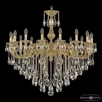 Подвесная хрустальная люстра 7101 Bohemia 71101/16/360 B G